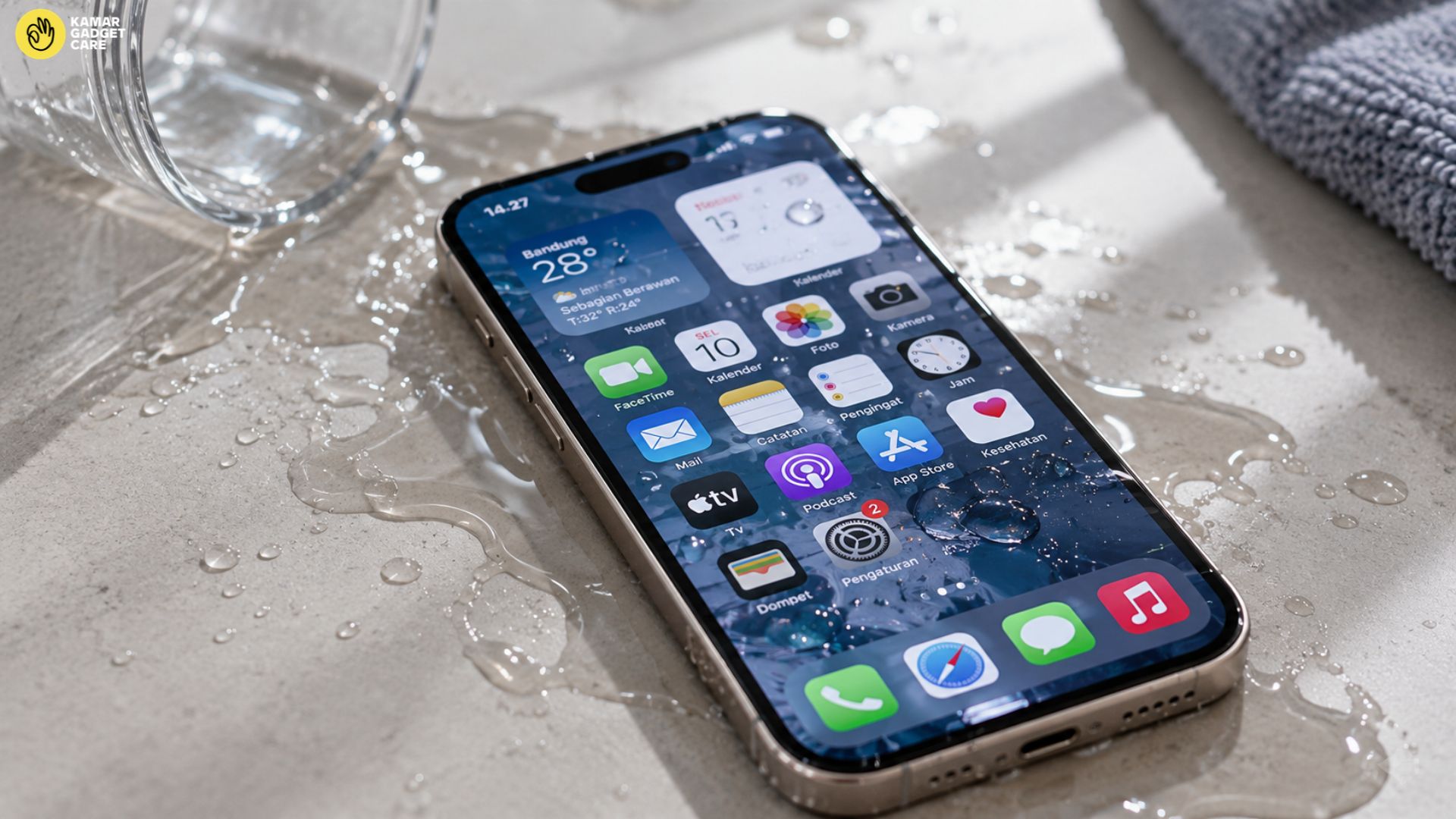 iPhone kena air